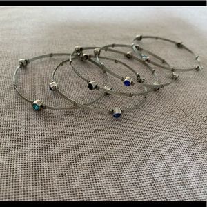 Violin string bracelet set.